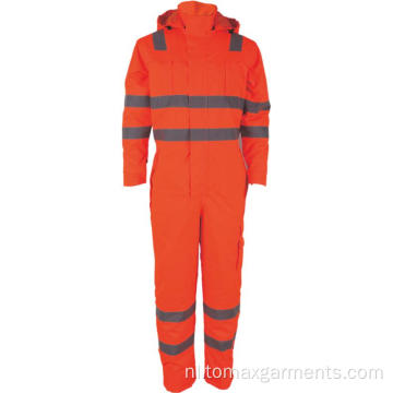 Safety Mens Hi-Vis reflecterende werk cargo overalls